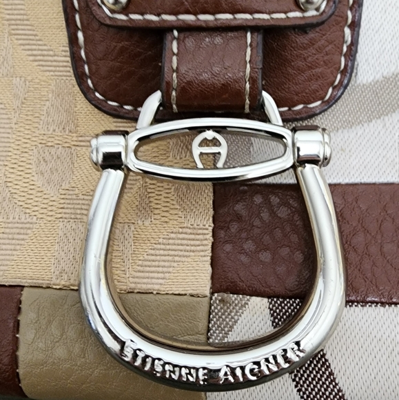 Etienne Aigner Patchwork Shoulder Bag - Picture 5 of 12